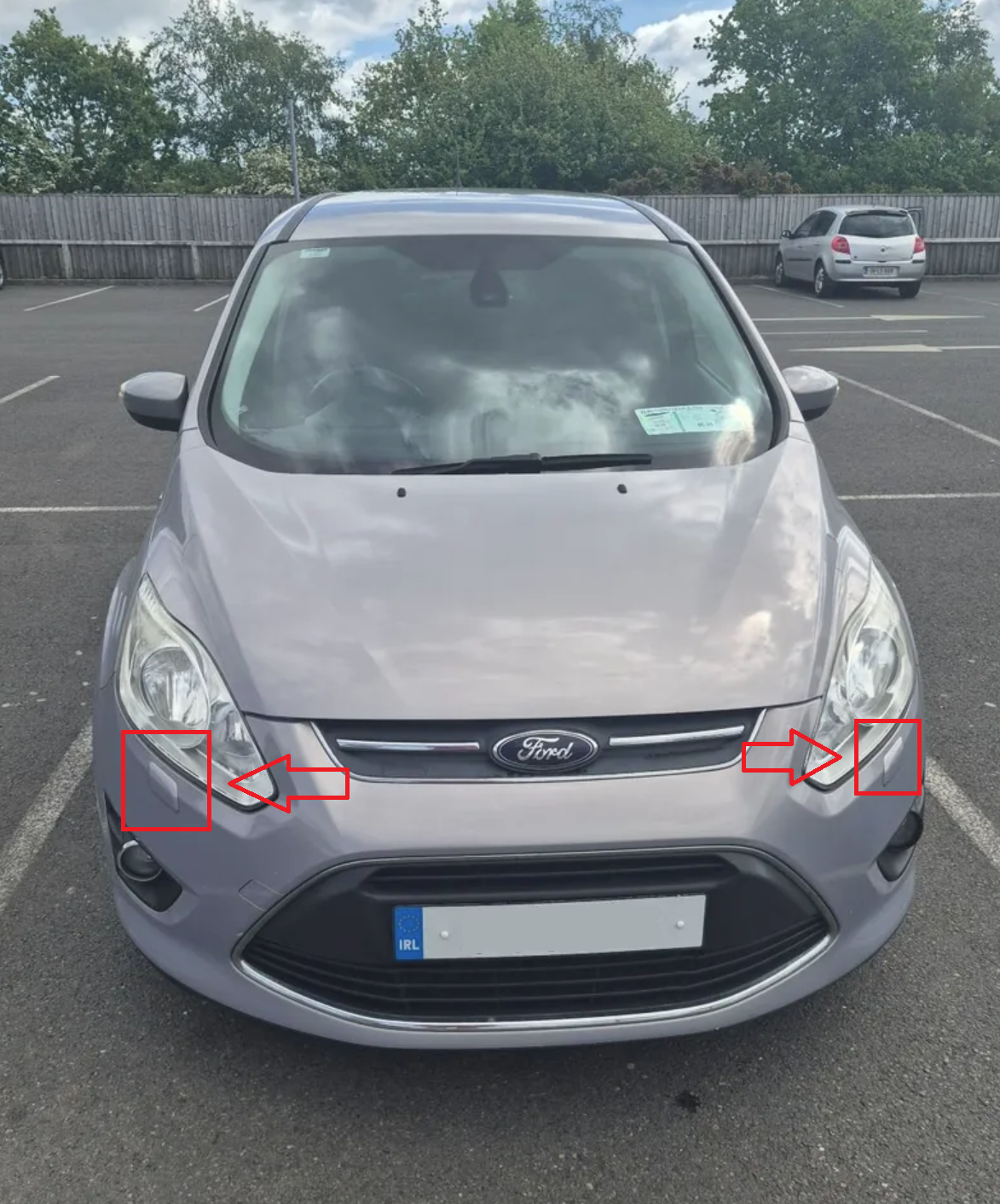 Ford C-max MK2 Pre-Facelift 2010-2014 капачета за пръскалки на фарове