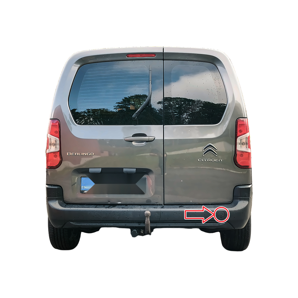 Citroen Berlingo III / K9 pre-facelift 2018-2024 капаче за кука за теглене