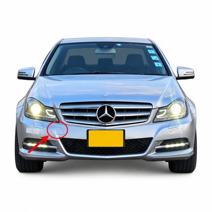 Mercedes-Benz C-Class W204 facelift 2011-2014 капаче за кука за теглене
