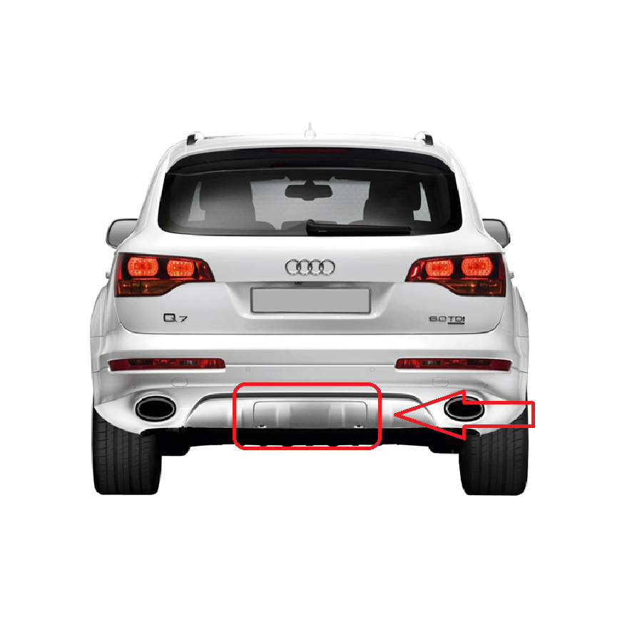 Audi Q7 4L V12 pre-facelift / facelift 2007-2015 капак за теглич