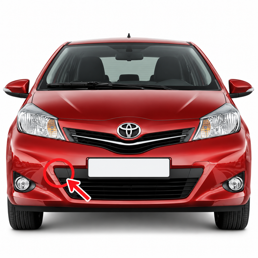Toyota Yaris III XP130 pre-facelift 2011-2014 капаче за кука за теглене