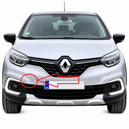 Renault Captur I J87 facelift 2017-2019 капаче за кука за теглене