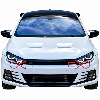 Volkswagen Scirocco III / 137 facelift 2014-2017 капачета за пръскалки на фарове