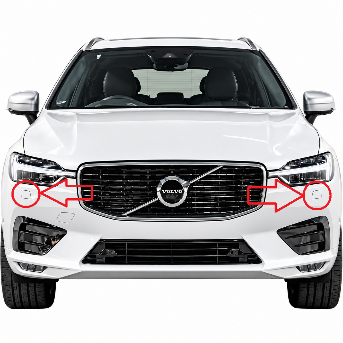 Volvo XC60 II / SPA (246) pre-facelift 2017-2021 капачета за пръскалки на фарове