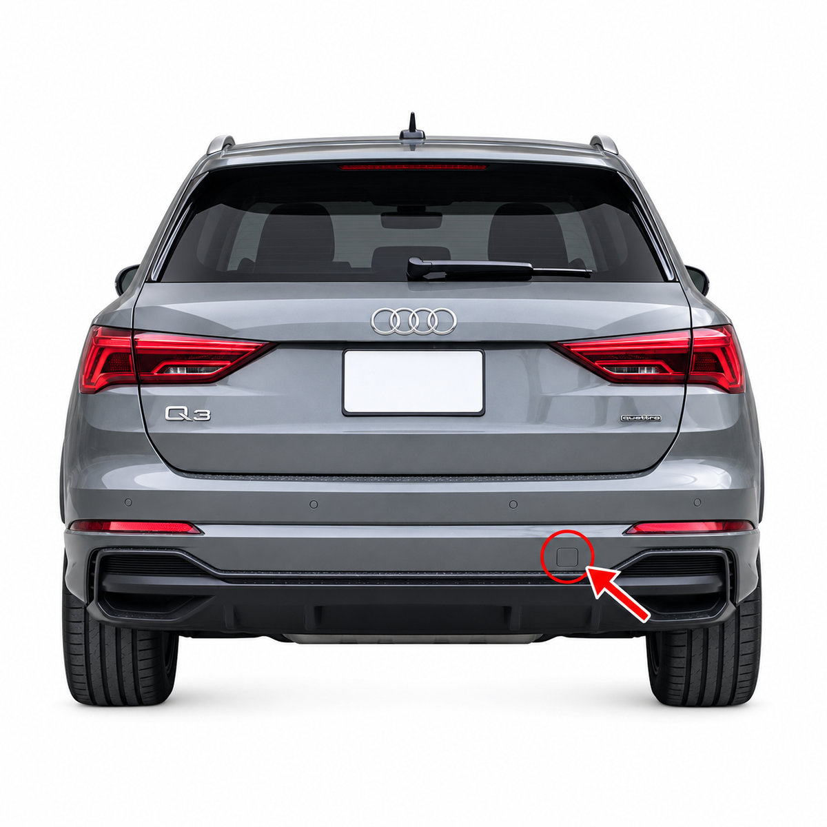 Audi Q3 Sportback F3N S-line 2019-2025 капаче за кука за теглене