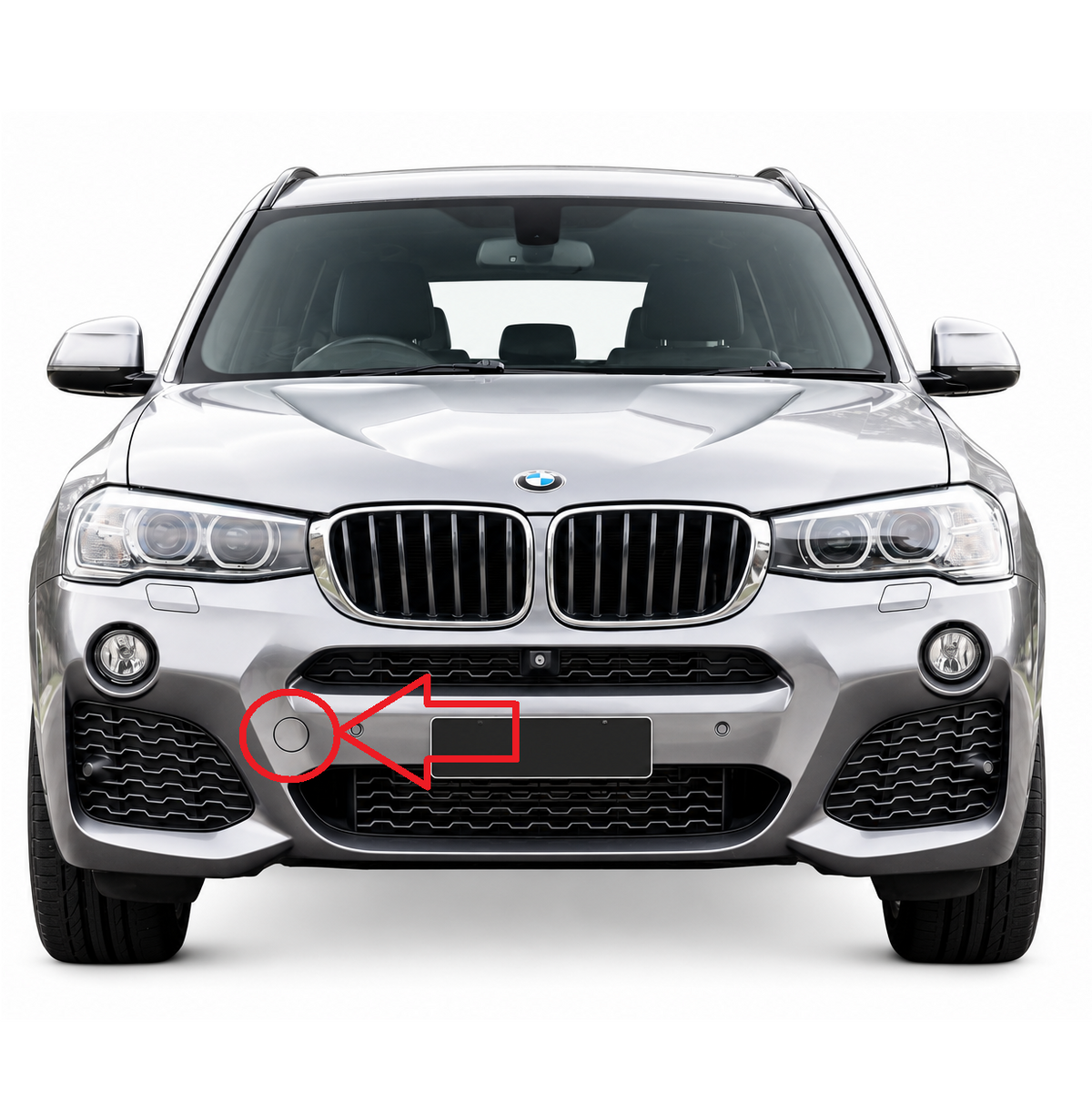 BMW X4 F26 M Sport 2014-2018 капаче за кука за теглене