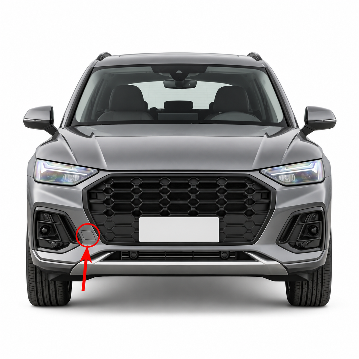 Audi Q5 / SQ5 FY facelift 2020-2025 капаче за кука за теглене