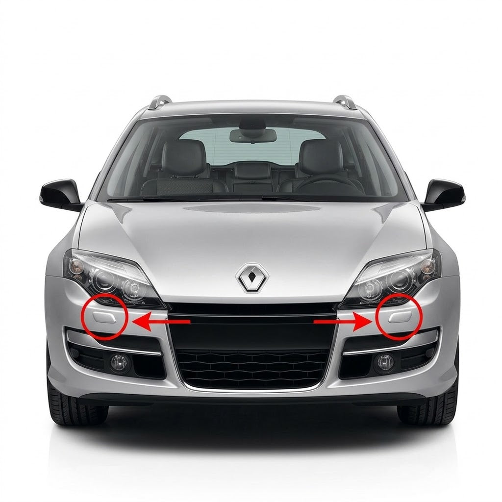 Renault Laguna MK3 Phase 2 Facelift 2010-2015 капачета за пръскалки на фарове