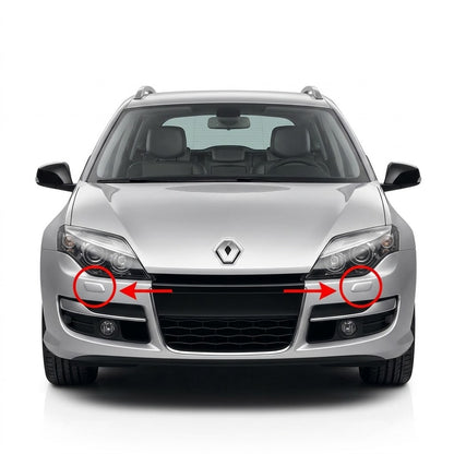Renault Laguna MK3 Phase 2 Facelift 2010-2015 капачета за пръскалки на фарове