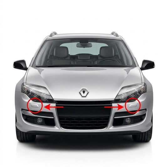 Renault Laguna MK3 Phase 2 Facelift 2010-2015 капачета за пръскалки на фарове