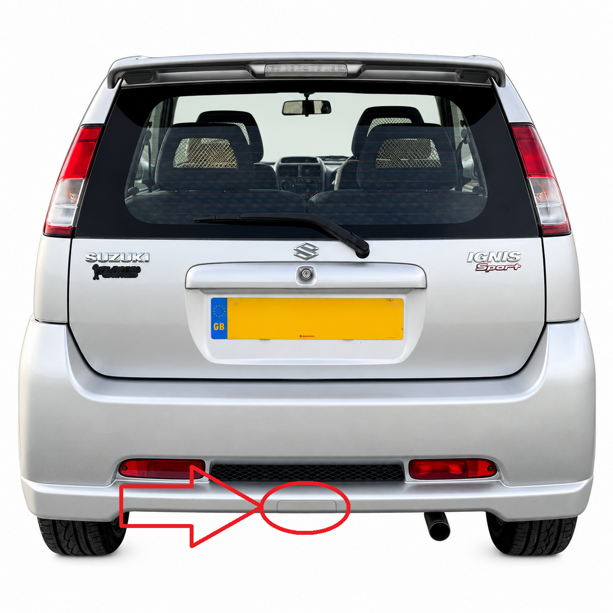 Suzuki Ignis HT81S Sport 2003-2005 капаче за кука за теглене