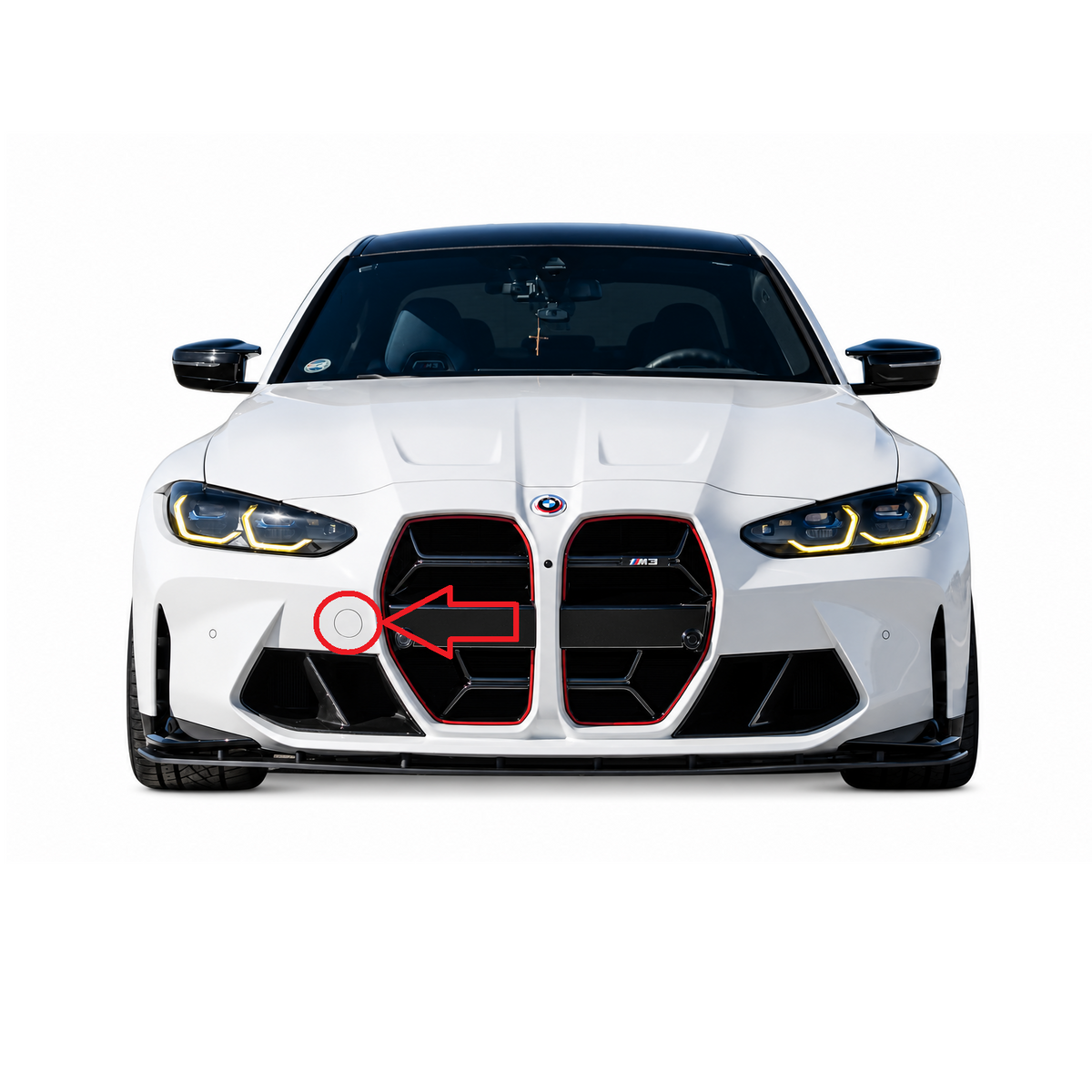 BMW M3 / M4 G80 G82 G83 2020-present капаче за кука за теглене