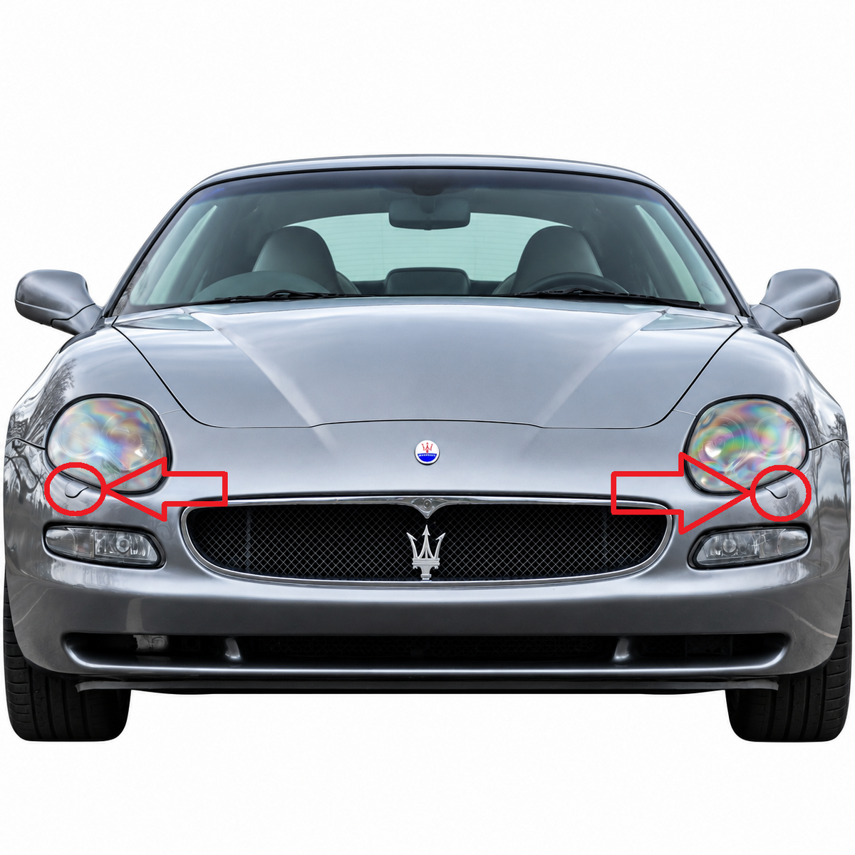 Maserati 4200 GT Coupe M138 2002-2007 капачета за пръскалки на фарове