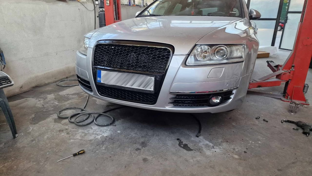 Audi A6 C6 преди фейслифта (pre-lci) решетки за (обикновена) броня