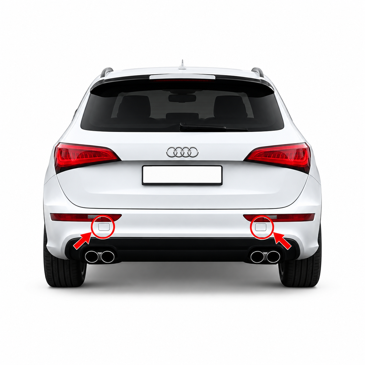 Audi Q5 / SQ5 8R S-line facelift 2012-2017 капаче за кука за теглене