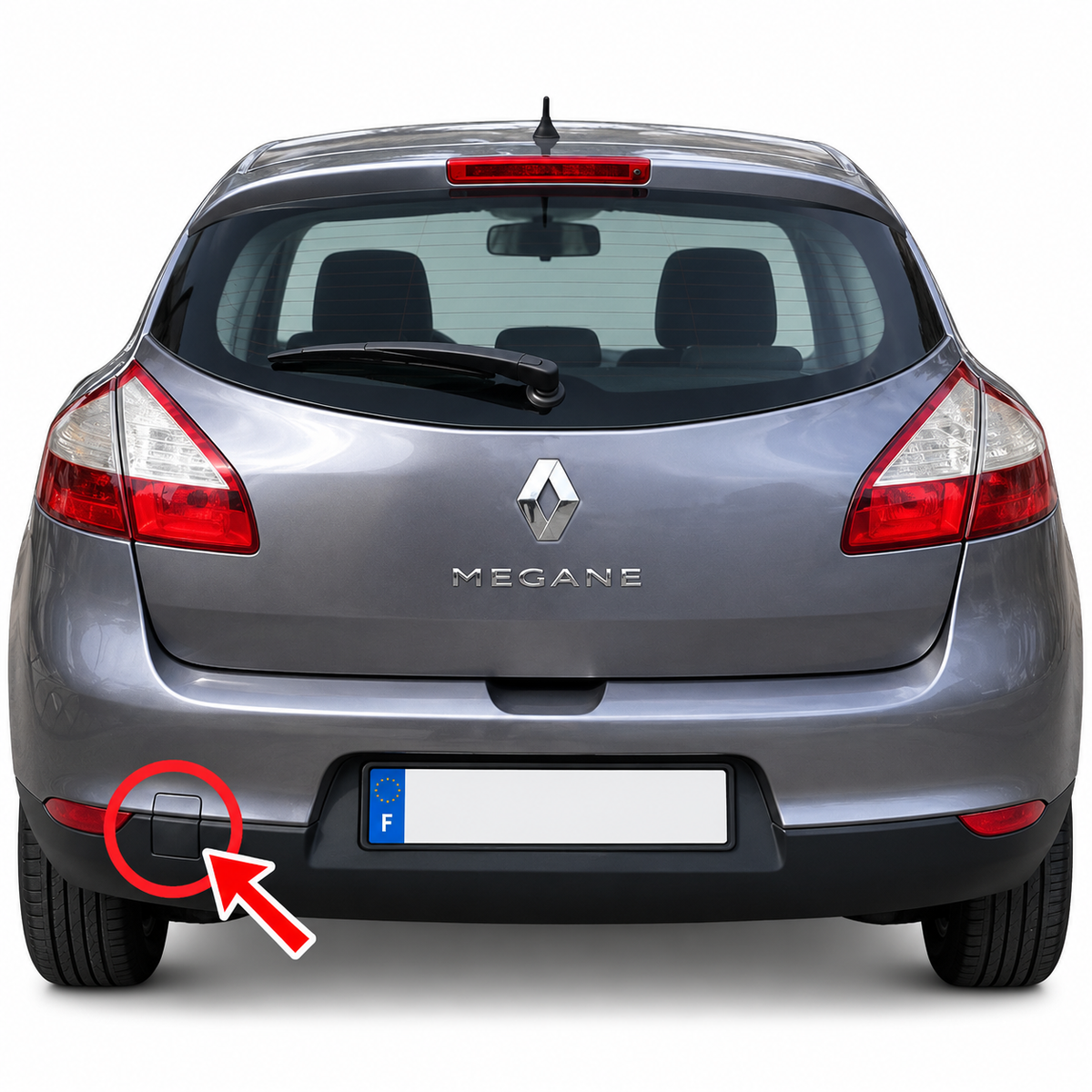 Renault Megane III BZ Hatchback pre-facelift / facelift 2008-2016 капаче за кука за теглене