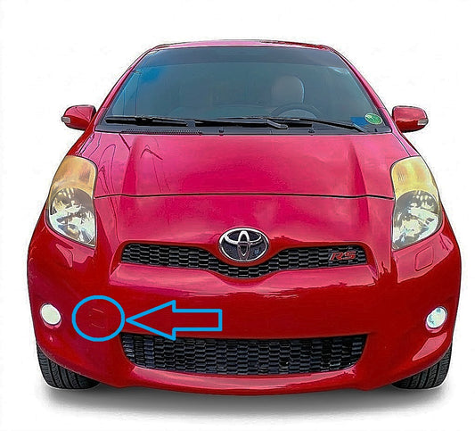 Toyota Yaris II XP90 RS2 facelift 2011-2012 капаче за кука за теглене