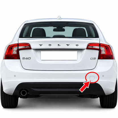 Volvo S60 II pre-facelift / facelift 2010-2018 капаче за кука за теглене