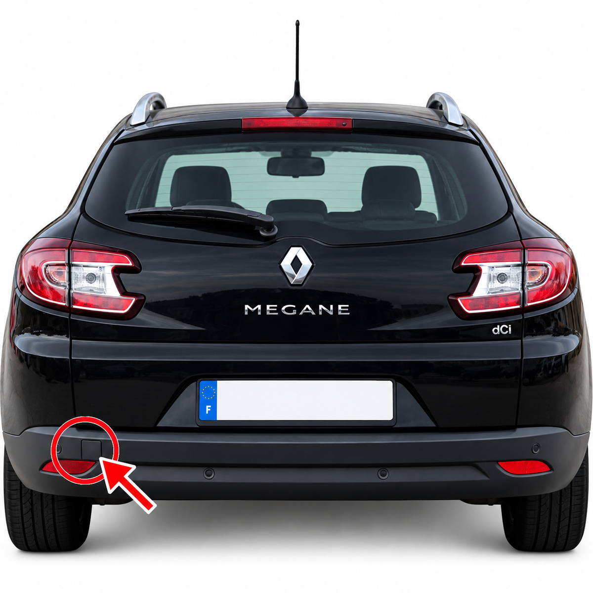 Renault Megane III KZ Grandtour pre-facelift / facelift 2009-2016 капаче за кука за теглене