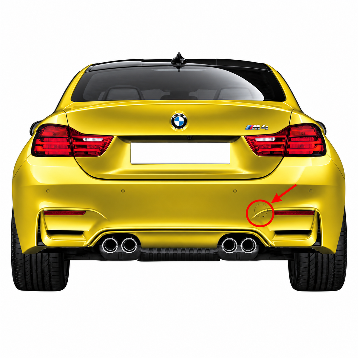 BMW M4 F82 F83 pre-facelift / facelift 2014-2020 капаче за кука за теглене