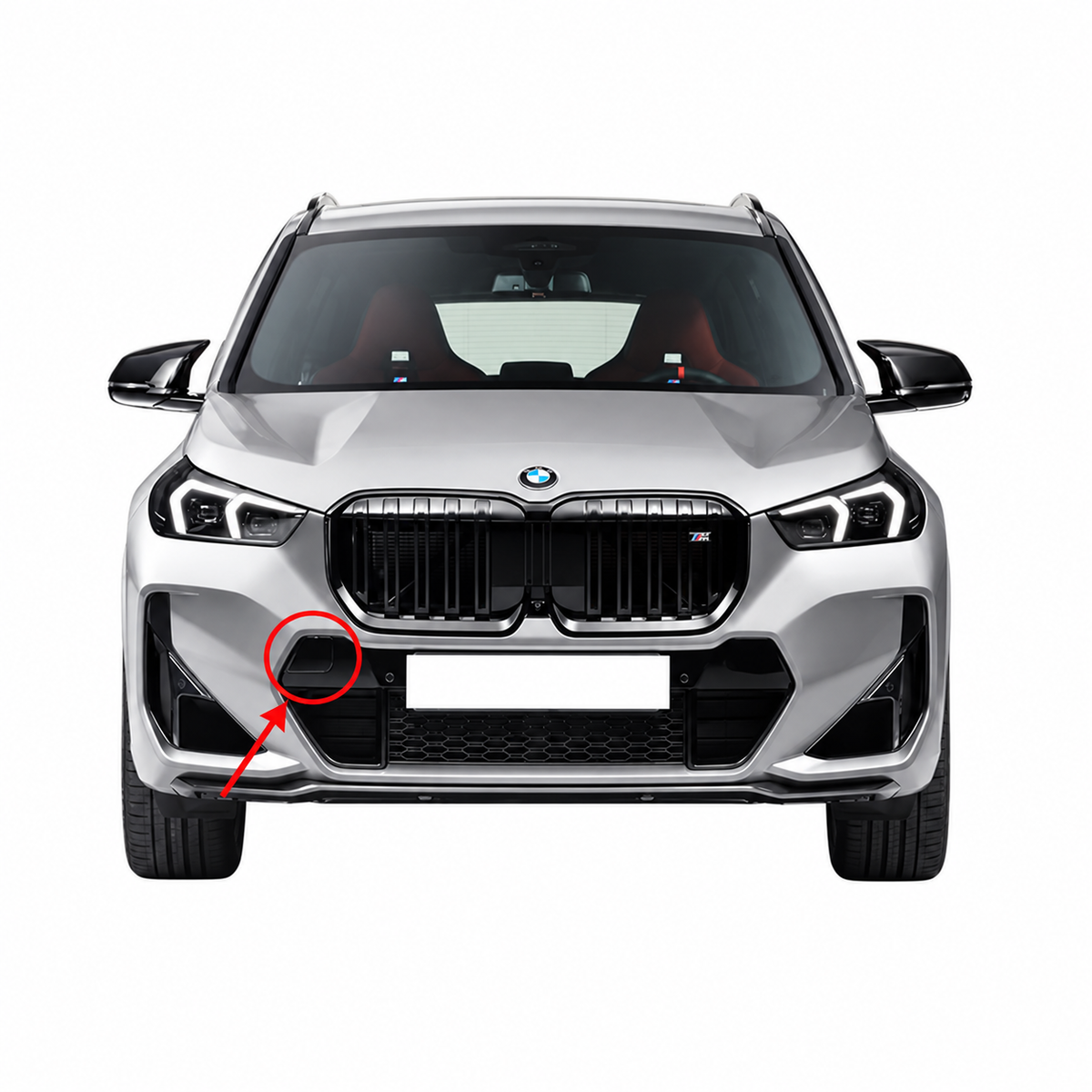 BMW X1 U11 M Sport / M35i pre-facelift 2022-present капаче за кука за теглене
