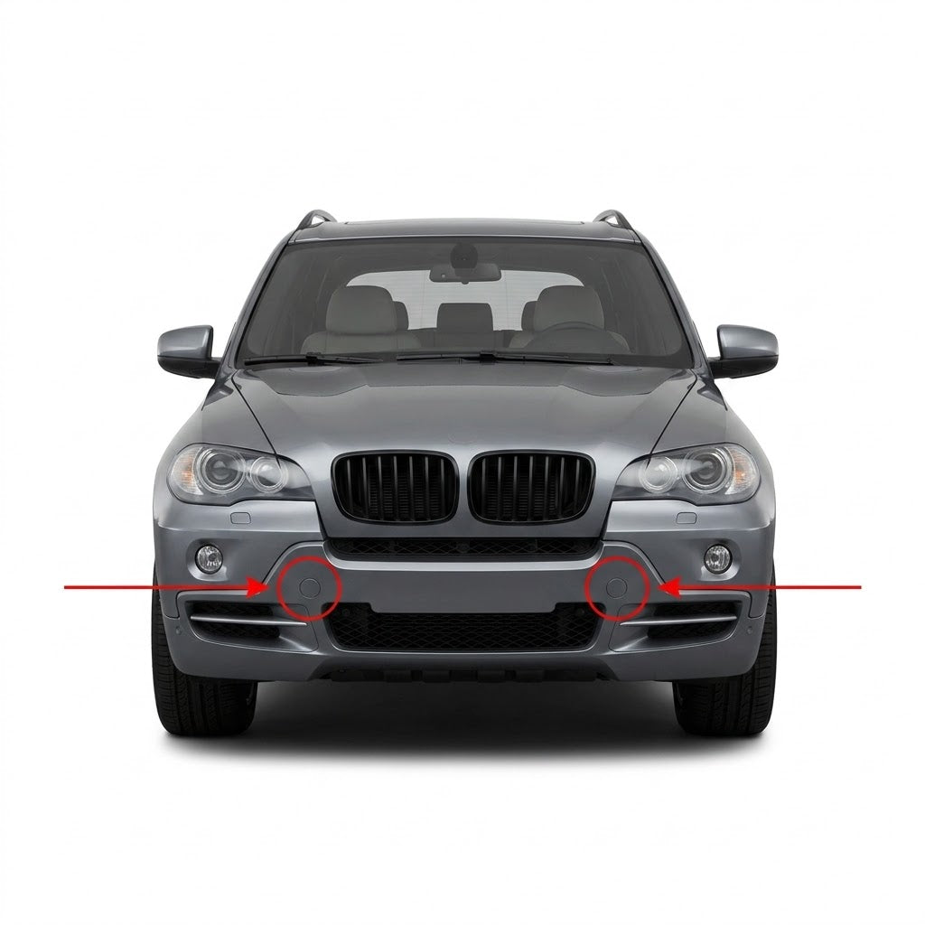 BMW X5 E70 Pre-facelift 2006-2013 капаче за кука за теглене