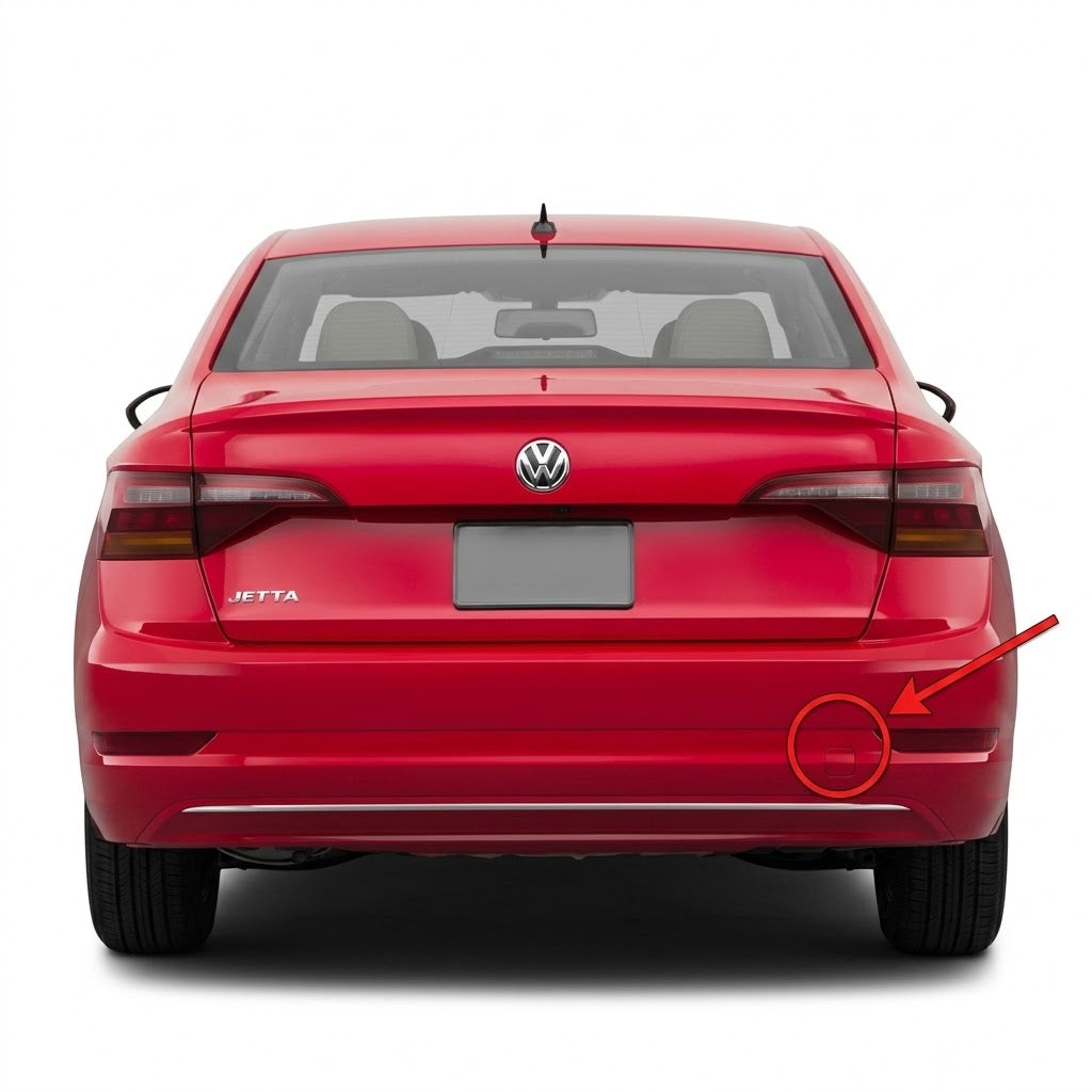 Volkswagen Jetta Mk7 2018-2021 капаче за задна кука за теглене