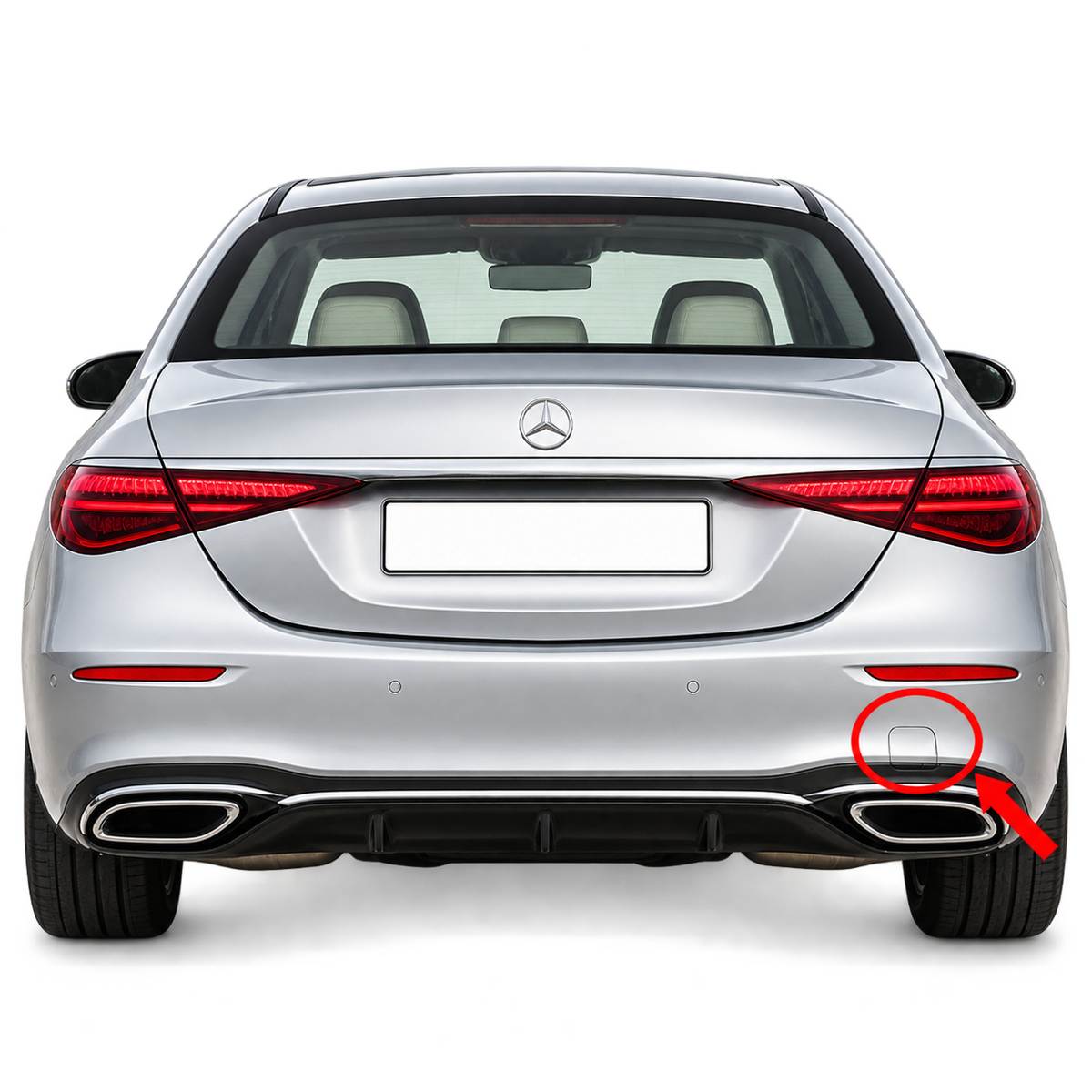 Mercedes-Benz S-Class W223 AMG-Line pre-facelift 2020-2026 капаче за кука за теглене