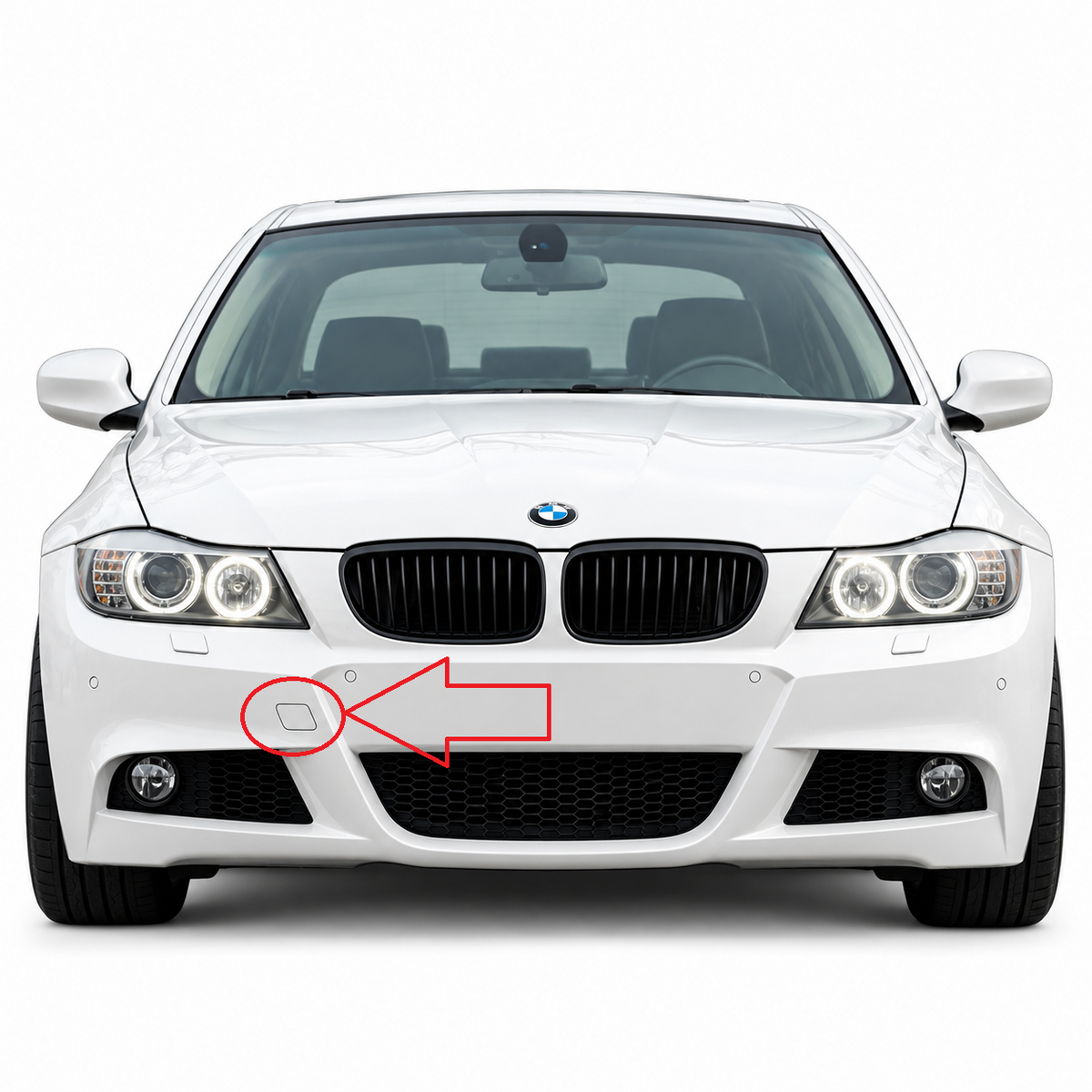 BMW 3 Series E90 / E91 M-Sport facelift 2008-2012 капаче за кука за теглене