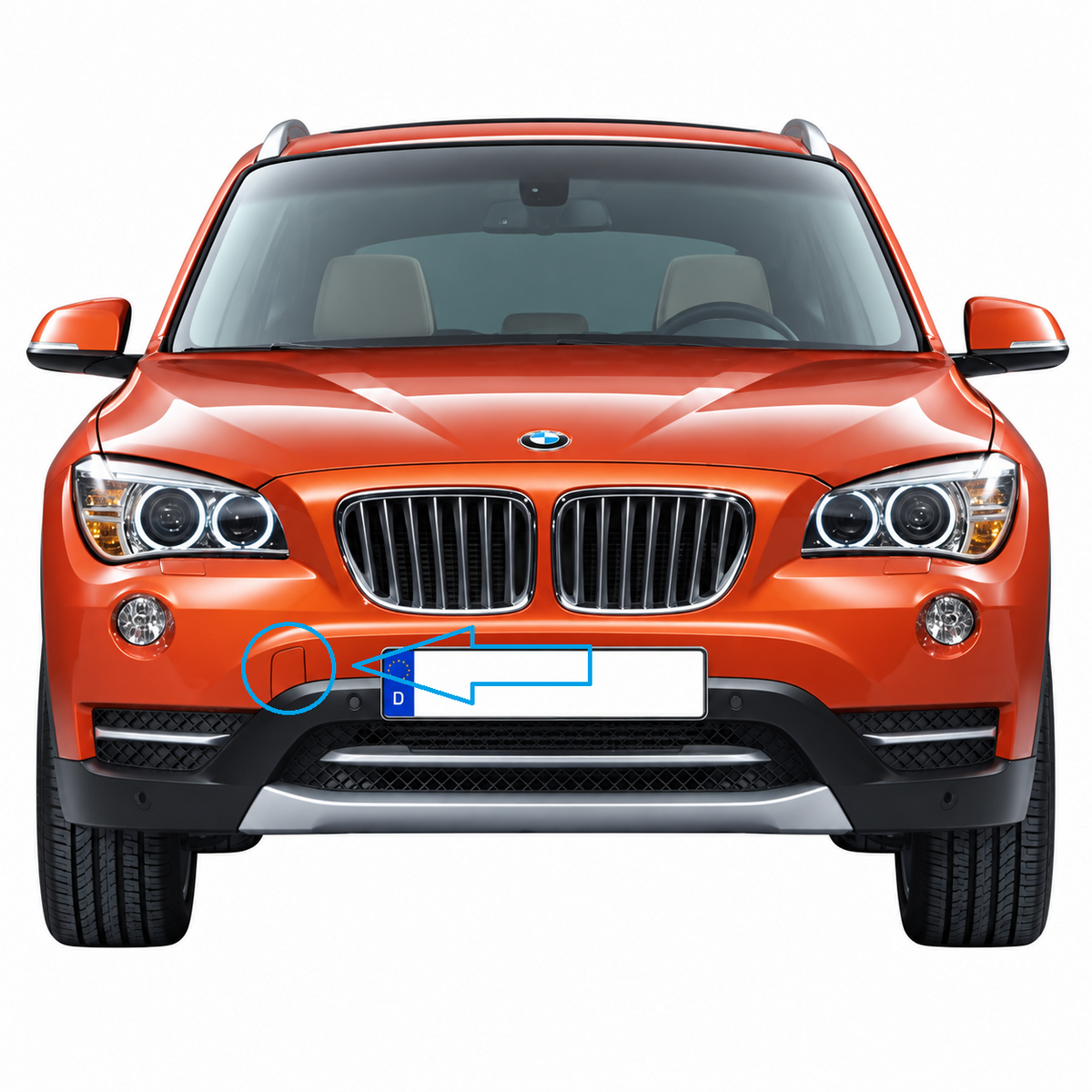 BMW X1 E84 facelift 2012-2015 капаче за кука за теглене