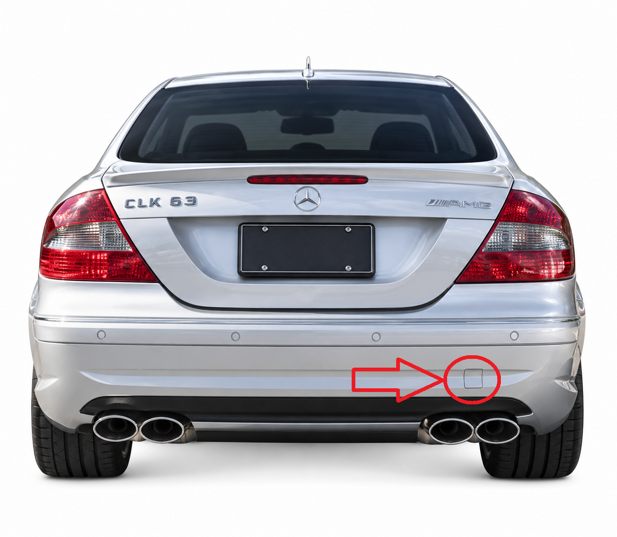 Mercedes-Benz CLK C209 / A209 AMG 2002-2009 капаче за кука за теглене
