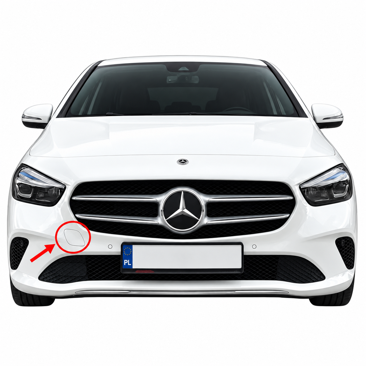 Mercedes-Benz B-Class W247 Standard pre-facelift 2018-2022 капаче за кука за теглене