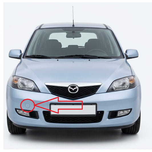 Mazda 2 DY pre-facelift / facelift 2003-2007 капаче за кука за теглене