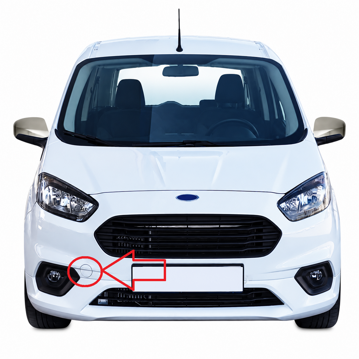 Ford Tourneo Courier I B460 Facelift 2018–2023 капаче за кука за теглене