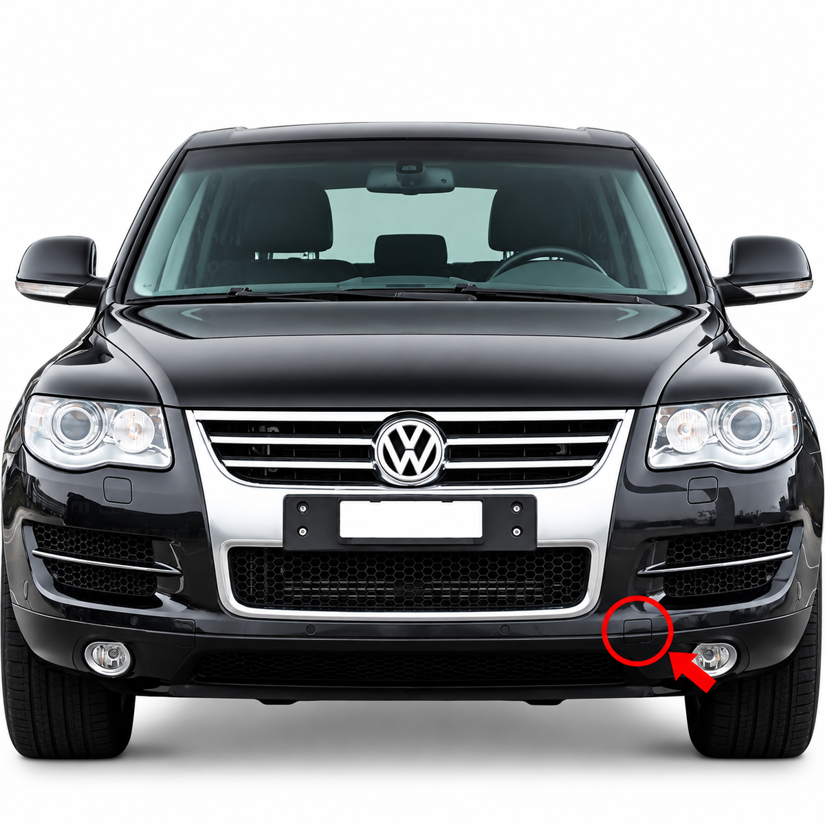 Volkswagen Touareg 7L pre-facelift 2002-2006 капаче за кука за теглене