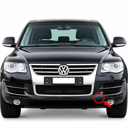 Volkswagen Touareg 7L pre-facelift 2002-2006 капаче за кука за теглене