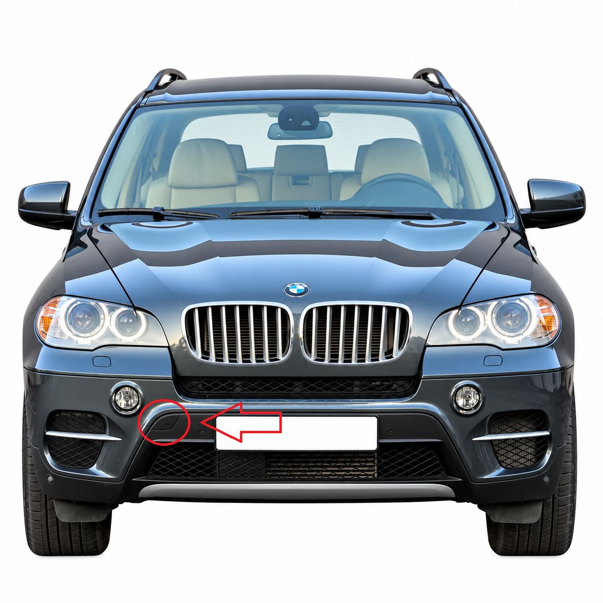 BMW X5 E70 facelift 2010-2013 капаче за кука за теглене