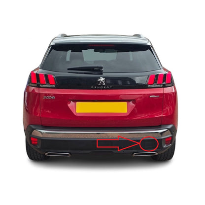 Peugeot 3008 II P84 pre-facelift / facelift 2016-2024 капаче за кука за теглене