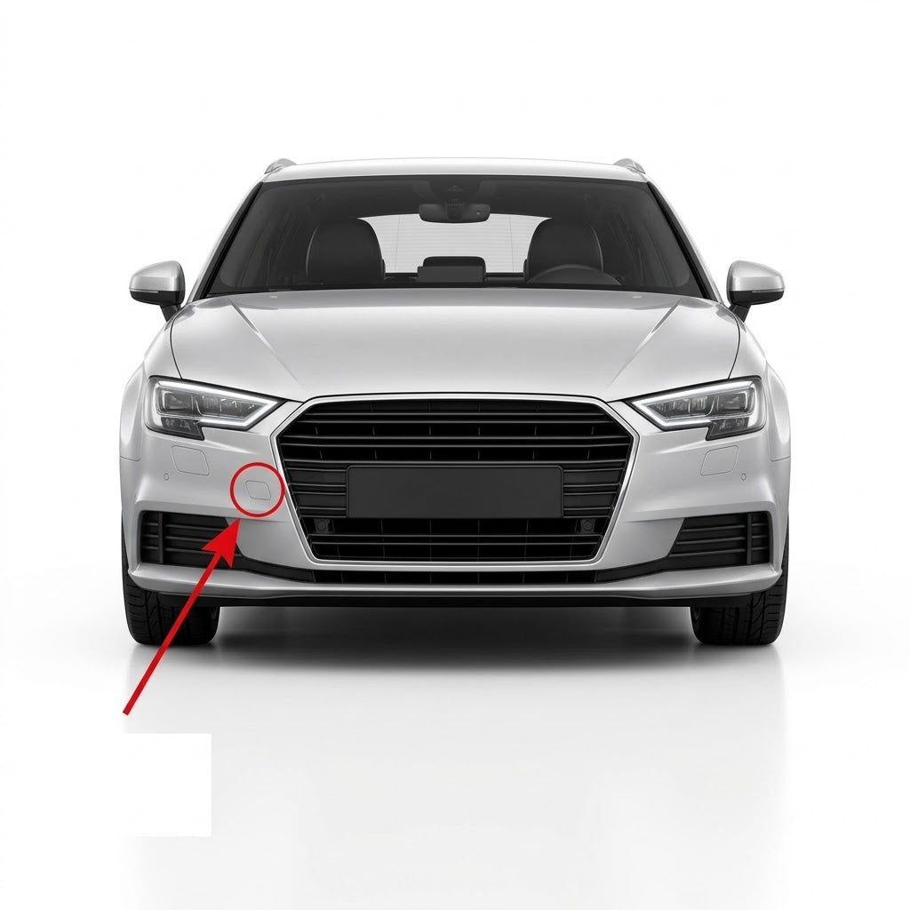 Audi A3 8V facelift 2017-2020 капаче за кука за теглене