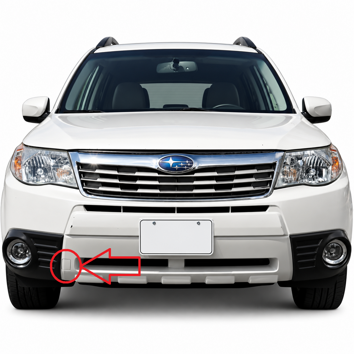 Subaru Forester SH pre-facelift / facelift 2007-2013 капаче за кука за теглене