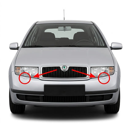 Skoda Fabia MK1 6Y 1999-2007 капачета за пръскалки на фарове