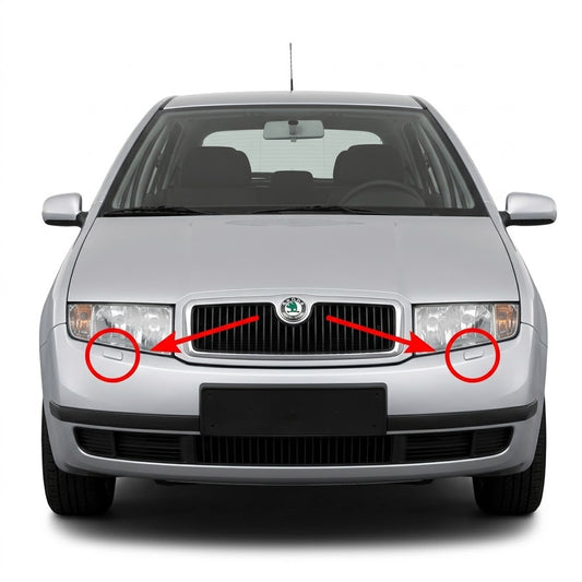 Skoda Fabia MK1 6Y 1999-2007 капачета за пръскалки на фарове