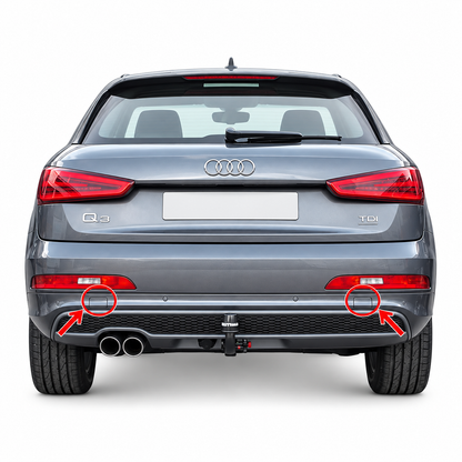 Audi Q3 8U pre-facelift 2011-2014 капаче за кука за теглене