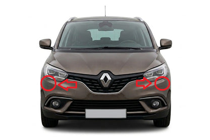 Renault Scenic / Grand Scenic MK4 2016-2022 капачета за пръскалки на фарове