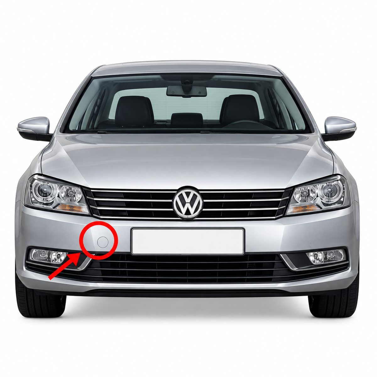 Volkswagen Passat B7 pre-facelift 2011-2015 капаче за кука за теглене