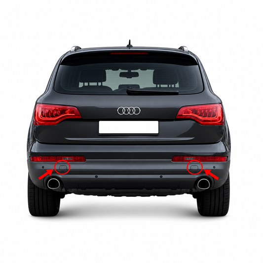 Audi Q7 4L facelift 2010-2015 капаче за кука за теглене