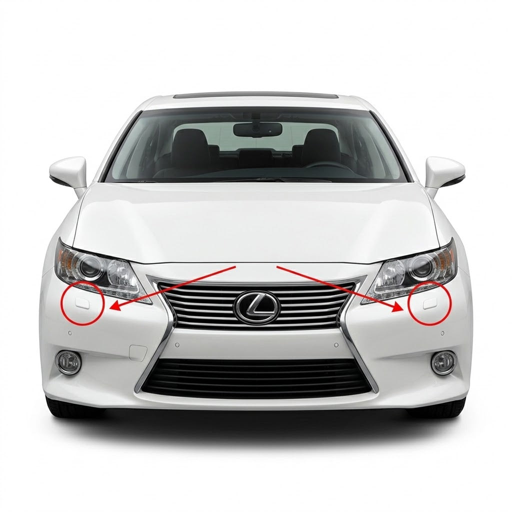 Lexus ES XV60 pre-facelift 2012-2015 капачета за пръскалки на фарове