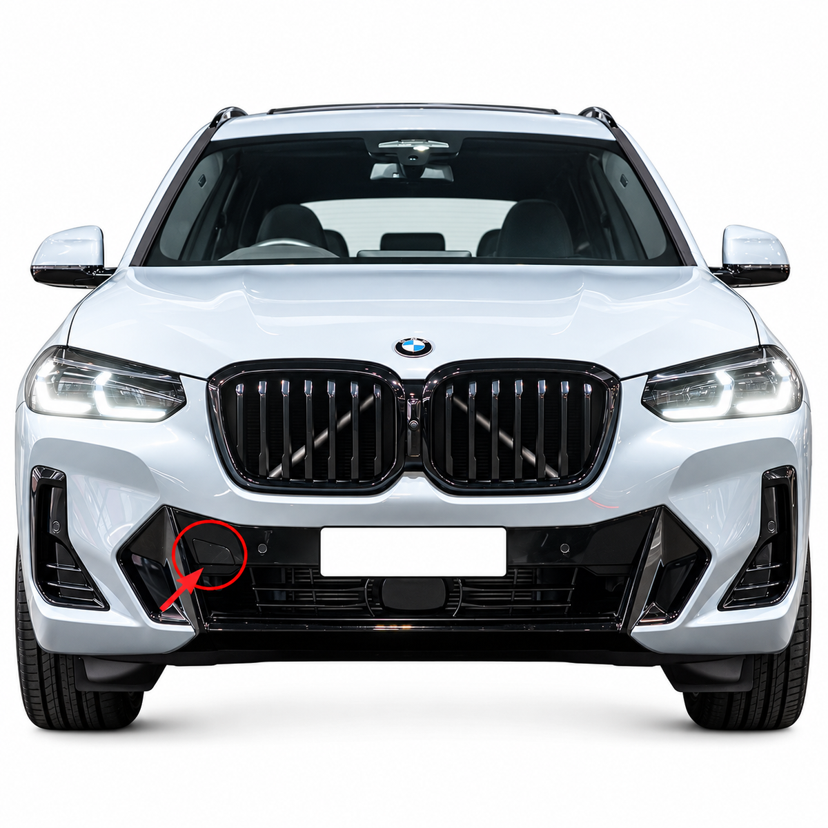 BMW X3 G01 M Sport facelift 2021-2024 капаче за кука за теглене