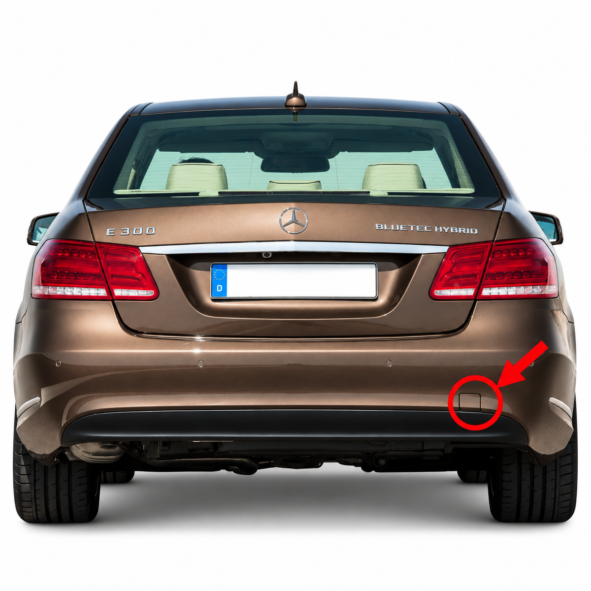 Mercedes-Benz E-Class W212 facelift 2013-2016 капаче за кука за теглене