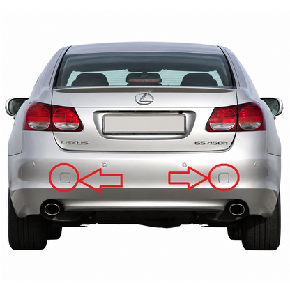 Lexus GS S190 2005-2011 капаче за задна броня